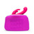 Buy the Happy Rabbit HAPPY Large Silicone Lockable Storage Case with Zipper in Fuchsia Pink - LoveHoney