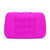 Buy the Happy Rabbit HAPPY Large Silicone Lockable Storage Case with Zipper in Fuchsia Pink - LoveHoney