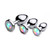 Buy the Booty Sparks Light Up Rainbow LED Polished Aluminum Anal Plug Small Buttplug - XR Brands