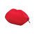Buy the Kiss Lips  Wedge Sex Positioning Cushion Red Microvelvet - Liberator Luvu Brands