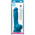 Buy the Colours Pleasures 7 inch Realistic Blue firm Silicone Dildo with Balls & Suction Cup Dong - NS Novelties New Sensations