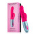 Buy the Essenza 10-function Rechargeable Silicone Thrusting Rabbit Vibrator in Pink - Femme Funn