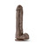 Buy the Mr Savage 11.5 inch Realistic Dildo with Balls & Suction Cup in Chocolate Brown Strapon harness compatible - Blush Novelties