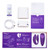Buy the Chorus 10-function Hands-free App-connected Silicone Couples Vibrator with Squeeze Remote in Purple - WoW Group Standard Innovation We-Vibe