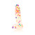 Buy the Addiction Party Marty 7.5 inch Realistic Silicone Dildo with Suction Cup Frost Clear & Confetti -  BMS Enterprises