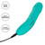 Buy the Shameless Flirt 4-function Thrusting Rechargeable Silicone Vibrator in Turquoise Blue - Cal Exotics