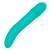 Buy the Shameless Flirt 4-function Thrusting Rechargeable Silicone Vibrator in Turquoise Blue - Cal Exotics