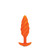 Buy the b-Vibe x Zoë Ligon Medium Swirl Texture 6-function Rechargeable Vibrating Silicone Butt Plug in Orange - COTR, Inc