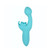 Buy the Butterfly Kiss 10-function Rechargeable Dual Stimulating Silicone Vibrator in Blue - Cal Exotics