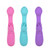 Buy the Butterfly Kiss 10-function Rechargeable Dual Stimulating Silicone Vibrator in Blue - Cal Exotics