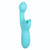 Buy the Butterfly Kiss 10-function Rechargeable Dual Stimulating Silicone Vibrator in Blue - Cal Exotics