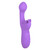 Buy the Butterfly Kiss 10-function Rechargeable Dual Stimulating Silicone Vibrator in Purple - Cal Exotics