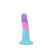 Buy the Avant D15 Vision of Love Dual Density Striped Realistic Silicone Dildo with suction cup Strapon Purple, Pink, Light Blue striped Feminine Androgyny Pride - Blush Novelties