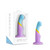 Blush Novelties Avant Pride D14 Heart of Gold Dual Density Striped Silicone Dildo