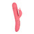 Buy the Shameless Tease 11-function Thrusting Rechargeable Dual Stimulating Silicone Vibrator in Pink - Cal Exotics