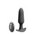 Buy the Bump Plus 16-function Remote Control Rechargeable Silicone Anal Vibe butt plug in Just Black - Vedo Toys
