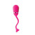 Buy the Luv Pop 10-function Remote Control Rechargeable Silicone Egg Bullet Vibrator in pink - XR Brands Frisky