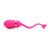 Buy the Luv Pop 10-function Remote Control Rechargeable Silicone Egg Bullet Vibrator in pink - XR Brands Frisky