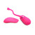 Buy the Luv Pop 10-function Remote Control Rechargeable Silicone Egg Bullet Vibrator in pink - XR Brands Frisky