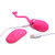 Buy the Luv Pop 10-function Remote Control Rechargeable Silicone Egg Bullet Vibrator in pink - XR Brands Frisky