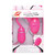 Buy the Luv Pop 10-function Remote Control Rechargeable Silicone Egg Bullet Vibrator in pink - XR Brands Frisky