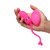 Buy the Luv Pop 10-function Remote Control Rechargeable Silicone Egg Bullet Vibrator in pink - XR Brands Frisky