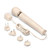 Buy the Le Wand 16-function Plug-In Vibrating Wand Massager in Cream & Gold - COTR, INC B-vibe