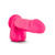 Buy the Ruse Big Poppa Realistic Silicone Dildo with Suction Cup in Hot Pink strapon - Blush Novelties