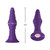 Buy the Pyra Small Remote Control 10-function Rechargeable Ribbed Silicone Butt Anal Plug with Turbo Boost Dark Purple - VVole FemmeFunn Femme Funn Nalone