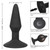 Buy the Medium Inflatable Silicone expanding Anal Probe Butt Plug with Detachable Hose in Black - CalExotics Cal Exotics California Exotic Novelties