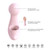 Buy the Irresistible Desirable 21-function Rechargeable Silicone Vibrator with Air Pressure Wave Stimulation in Pink - Shots America