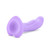 Buy the Royal Heart-On Silicone Strap-On G-Spot Dildo in Purple heart-shaped suction cup base - XR Brands Strap U