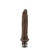 Blush Novelties Dr Skin Vibe 8 10 inch Realistic Multispeed Vibrating Dildo Chocolate