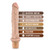 Buy the Dr Skin Vibe #8 10 inch Realistic Multispeed Vibrating Dildo in Mocha Tan variable throbbing speeds - Blush Novelties