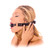 Buy the Fetish Fantasy Series Black Vinyl Adjustable Open Mouth Gag - Pipedream Toys