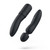 Buy the Bthrilled Premium 7-function Rechargeable Silicone Massage Wand with Cap in Black - bswish