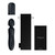 Buy the Bthrilled Premium 7-function Rechargeable Silicone Massage Wand with Cap in Black - bswish