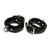 Buy the Adjustable Black Premium Garment Leather Lockable Wrist Cuffs made in the USA - StockRoom 