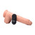 Buy the Big Shot Thrusting 9 inch 35-function Remote Control Rechargeable Realistic Vibrating Silicone Dildo with Suction Cup in Vanilla Flesh - Curve Novelties