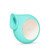 Buy the SILA 8-function Rechargeable Silicone Sonic Wave Clitoral Massager in Aqua Blue Green & Light Gold - LELO