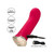 Buy the Uncorked Merlot Wine 10-function Rechargeable Silicone Mini Massager G-Spot Curved Bullet Vibrator in Fuchsia Pink - CalExotics Cal Exotics California Exotic Novelties