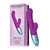 Buy the Delola 8-function Dual Density Rechargeable Liquid Silicone Rabbit Vibrator with Boost Mode in Royal Purple - FemmeFunn Nalone Femme Funn VVole