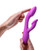 Buy the Amethyst Bendable 10-function Rechargeable Dual Stimulating Motor Flexible Silicone Rabbit Vibrator - Elixir Play