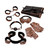 Buy the Unleashed Surrender 8-Piece Leopard Print Bondage Set with Travel Case ball gag eye mask wrist ankle cuffs spreader - CalExotics Cal Exotics California Exotic Novelties
