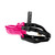 Buy the Watersport Urinal Trough Mouth Gag Drain with Adjustable Head Harness in Hot Pink - OxBalls