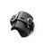 Buy the Black Latigo Leather Locking Adjustable Buckling Wrist Ankle Cuffs 2.5 3 inch made in the USA - StockRoom 