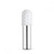 Buy the Le Wand Little Pleasures 6-Piece Massager & Silicone Attachment Set 15-function Rechargeable Mini Bullet Massager in Metallic Chrome with White Silicone Attachments - COTR, INC B-vibe