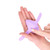 Buy the Fantasy For Her Finger Vibe 10-Function Rechargeable Silicone Massager in Purple - Pipedream Toys