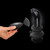 Buy the Icicles #84 10-function Remote Control Rechargeable Vibrating Curved Glass P-Spot G-Spot Plug with Silicone Suction Cup in Black Smoke Hand Blown Borosilicate vaginal Anal ButtPlug - Pipedream Products 