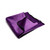 Buy the Fascinator Lush Throw Aubergine Purple Velvish Moisture Absorbing King Size Reversible Sex Blanket - OneUp Innovations Liberator